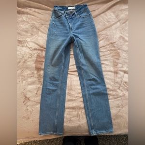 Abrocrombie and fitch 90s straight leg jeans